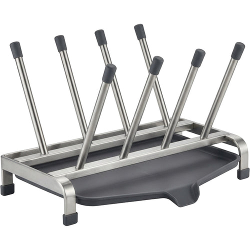 Mvnt Angled Cup Draining Rack with Sloped Board 38 cm Stainless Steel - Product view